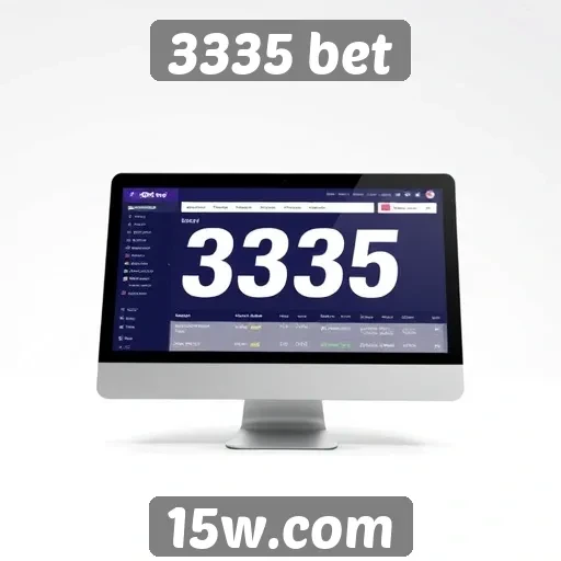 Interface e experiência do usuário na 3335 bet